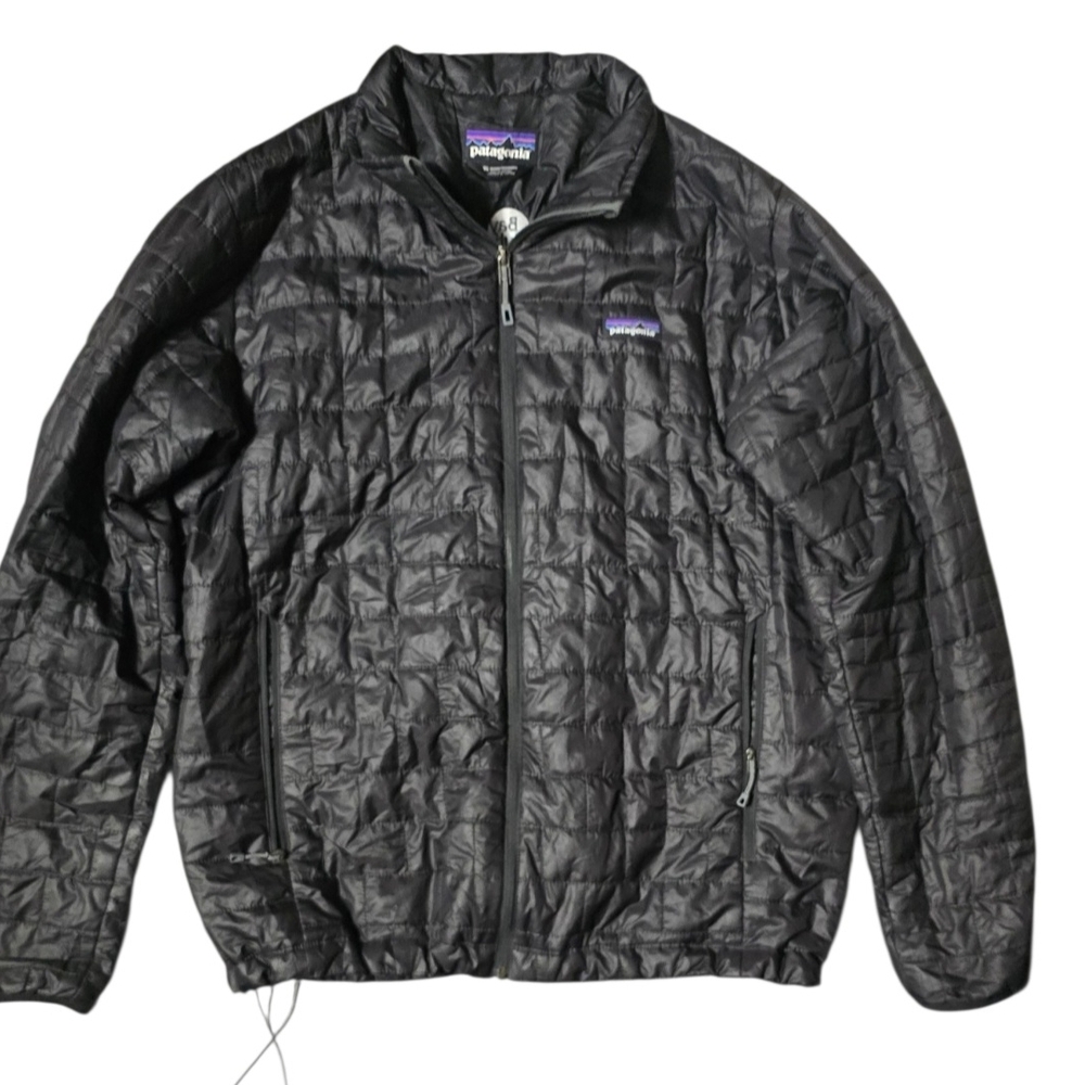 Patagonia Nano Puff Jacket Men’s XL Black Insulated Lightweight Quilted Puffer F